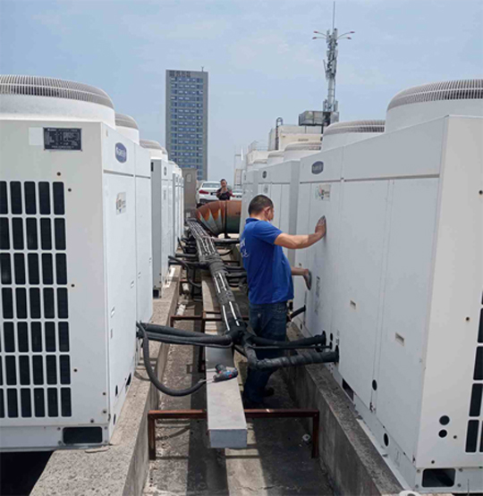 东平中央空调制热和不制冷系统维修方法